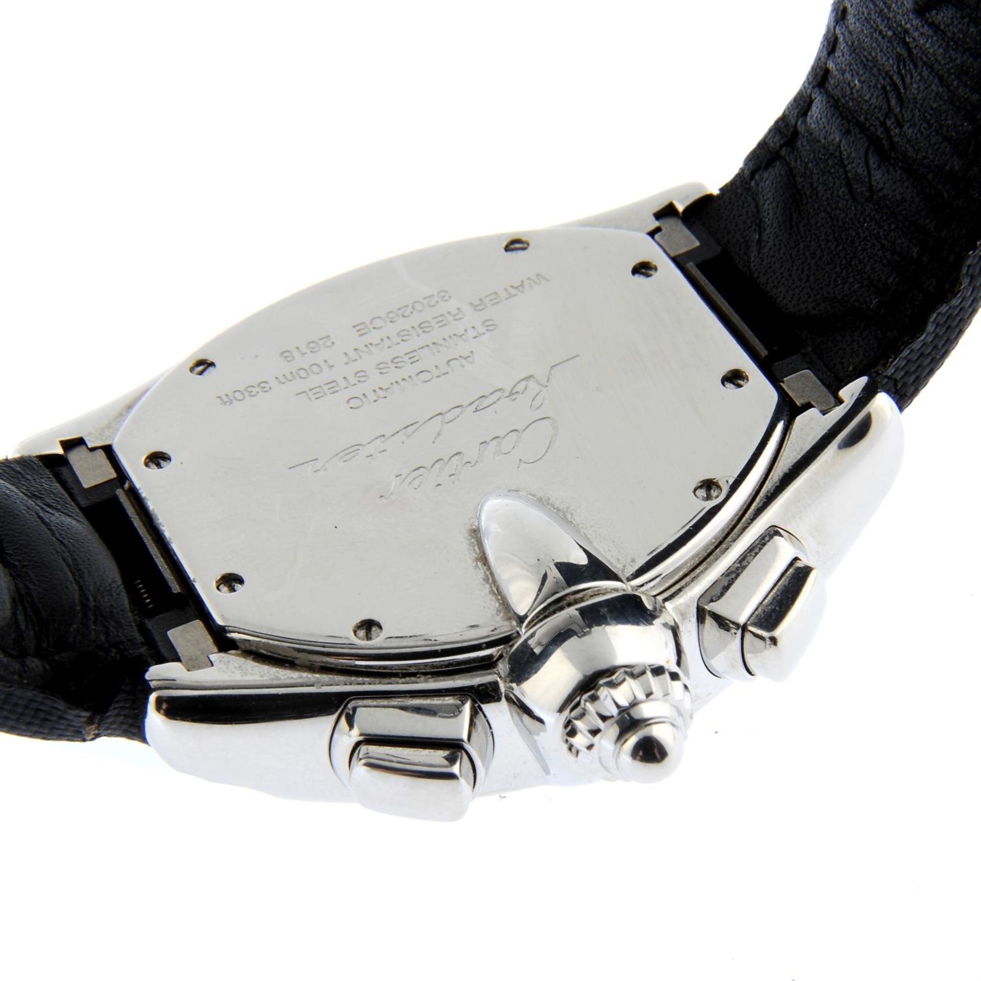 CARTIER - a stainless steel Roadster chronograph wrist watch, 40mm. - Image 2 of 5