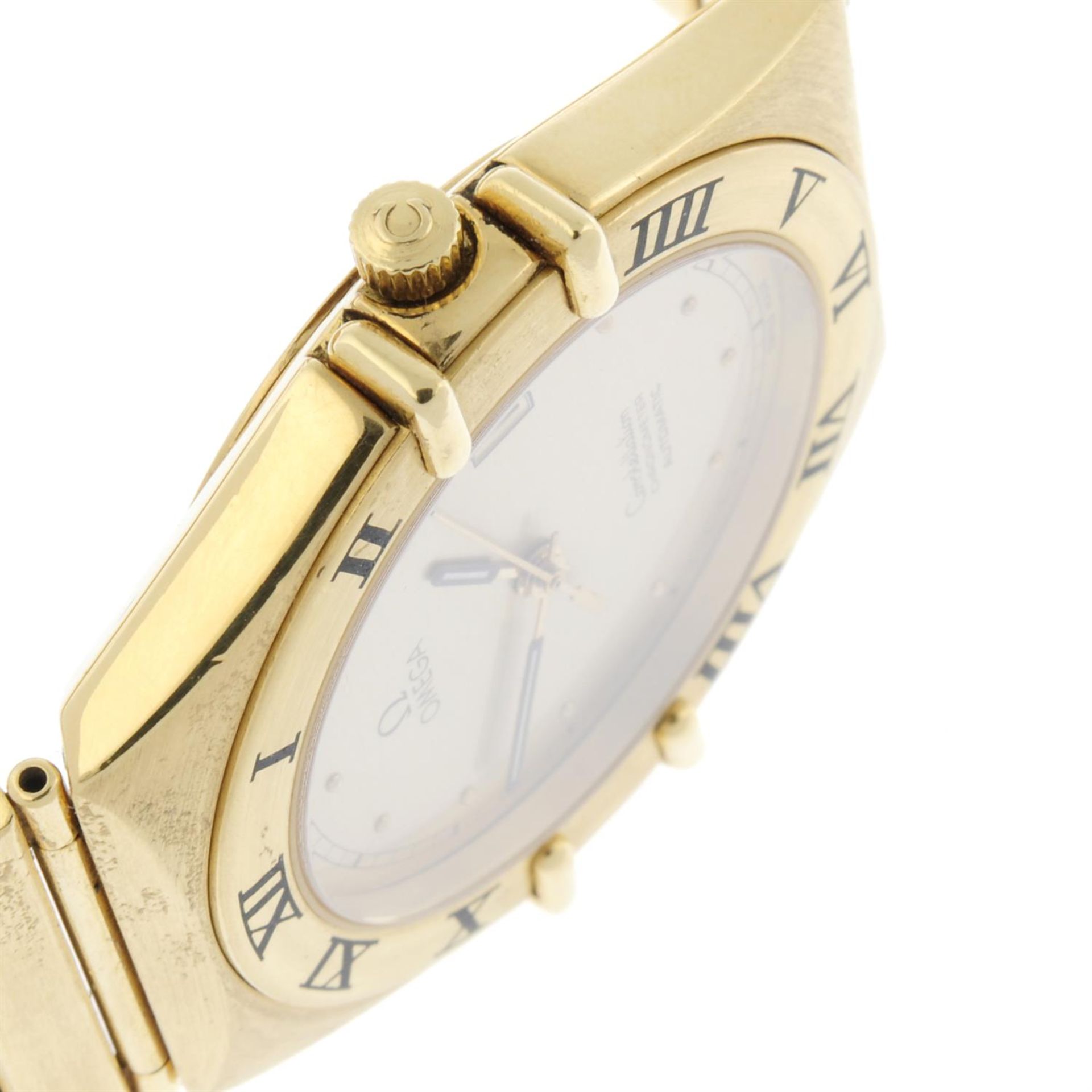 OMEGA - a 18ct yellow gold Constellation bracelet watch, 34mm. - Image 3 of 6