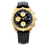 BREITLING - an 18ct yellow gold Chronomat chronograph watch, 38mm.