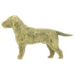 A 9ct gold terrier dog brooch, by Alabaster & Wilson.