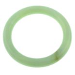 A jade bangle.