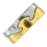 An 18ct bi-colour gold 'Fusion' ring, by Georg Jensen.