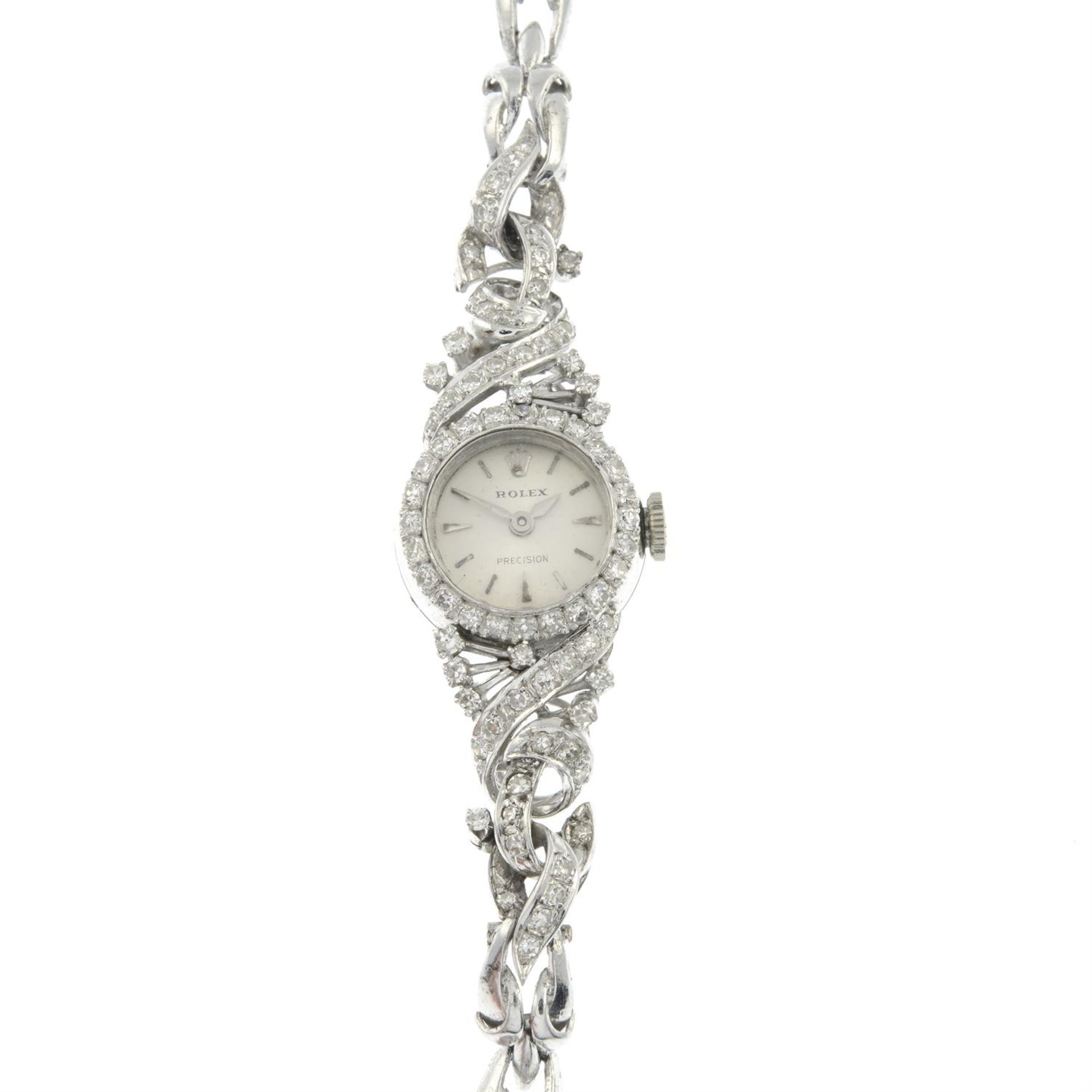 A lady's mid 20th century 18ct gold Haute Joaillerie Precision cocktail watch, by Rolex, circa 1959, - Image 2 of 4