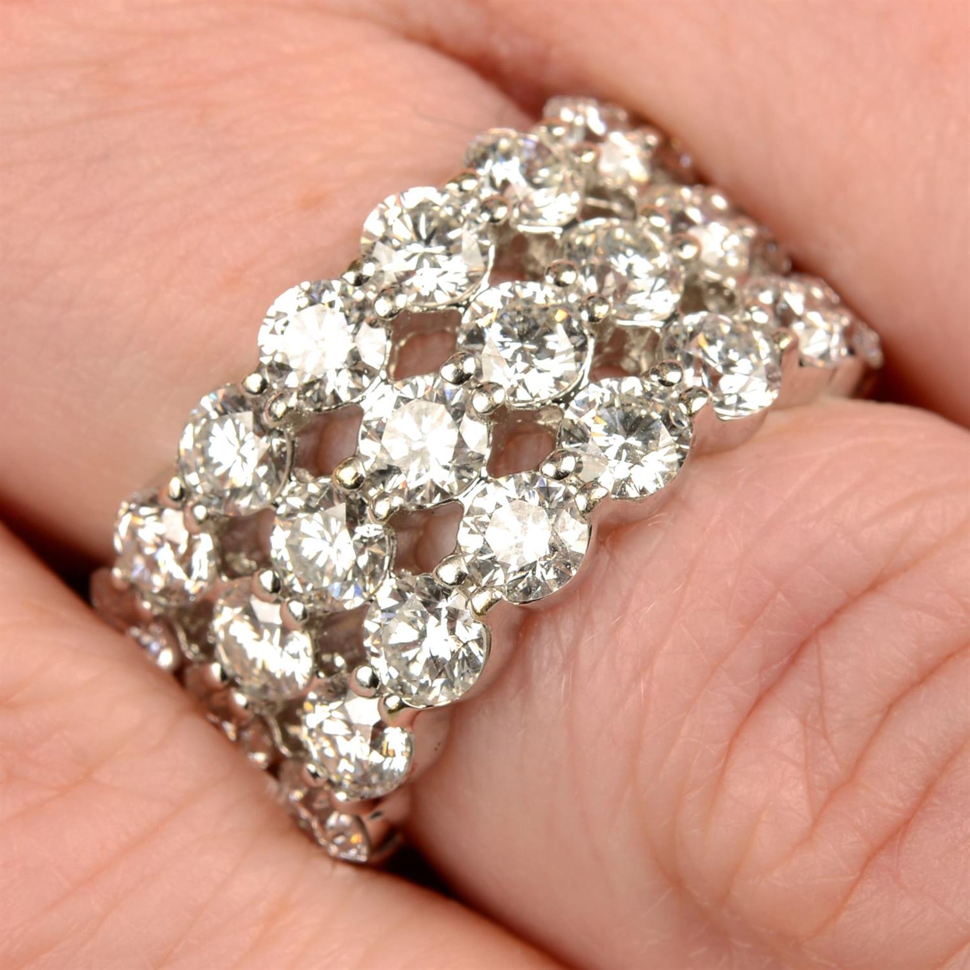 A brilliant-cut diamond dress ring, by Wempe.