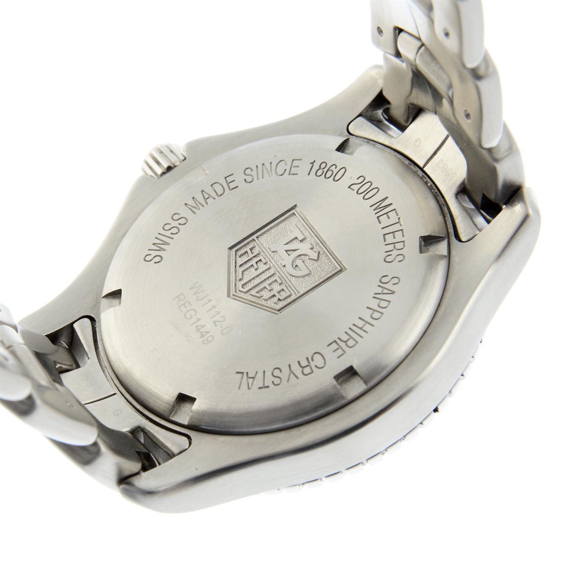 TAG HEUER - a stainless steel Link bracelet watch, 38mm. - Image 4 of 5