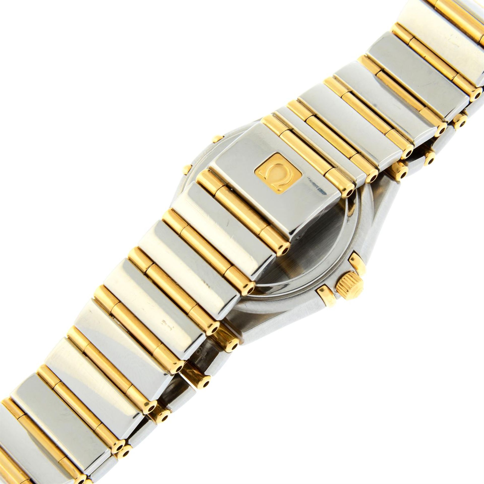 OMEGA - a bi-metal Constellation bracelet watch, 25mm. - Image 2 of 5