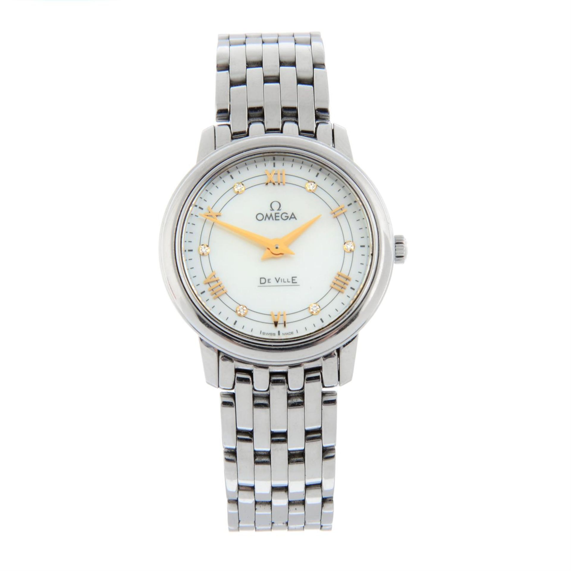 OMEGA - a stainless steel De Ville bracelet watch, 27mm.