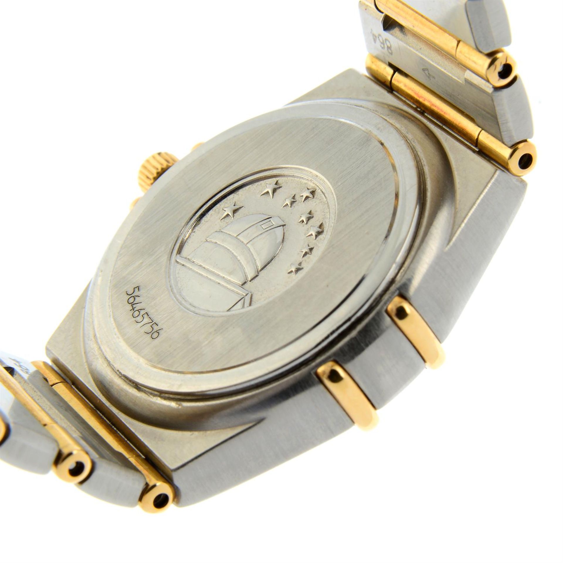 OMEGA - a bi-metal Constellation bracelet watch, 25mm. - Image 4 of 5