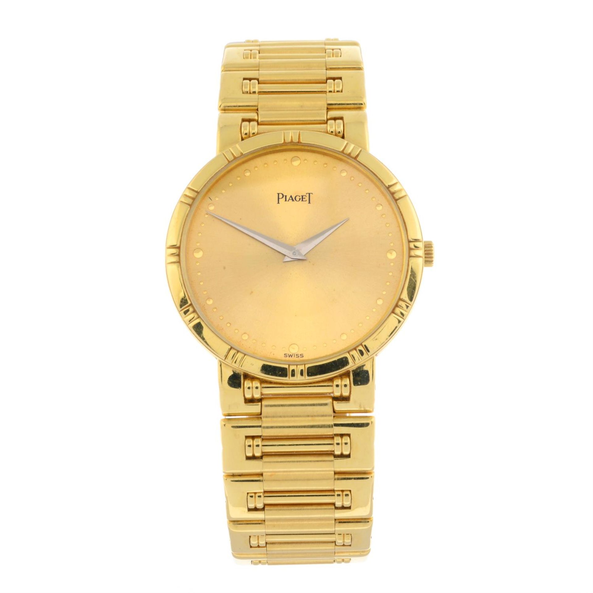 PIAGET - an 18ct yellow gold Dancer bracelet watch, 31mm.