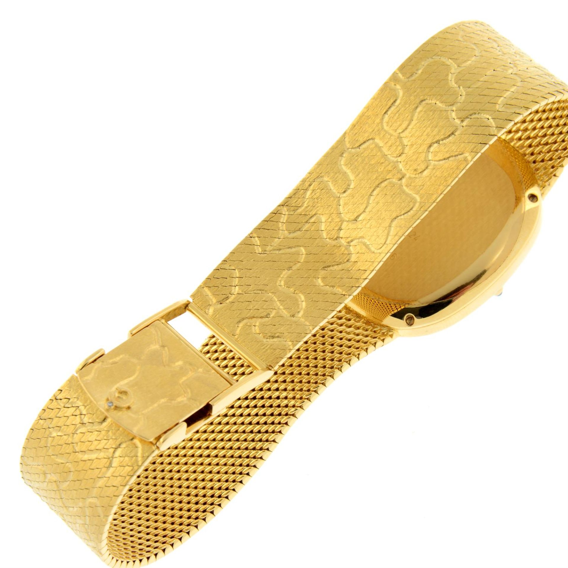 CHOPARD - a yellow metal diamond set bracelet watch, 30mm. - Image 2 of 5