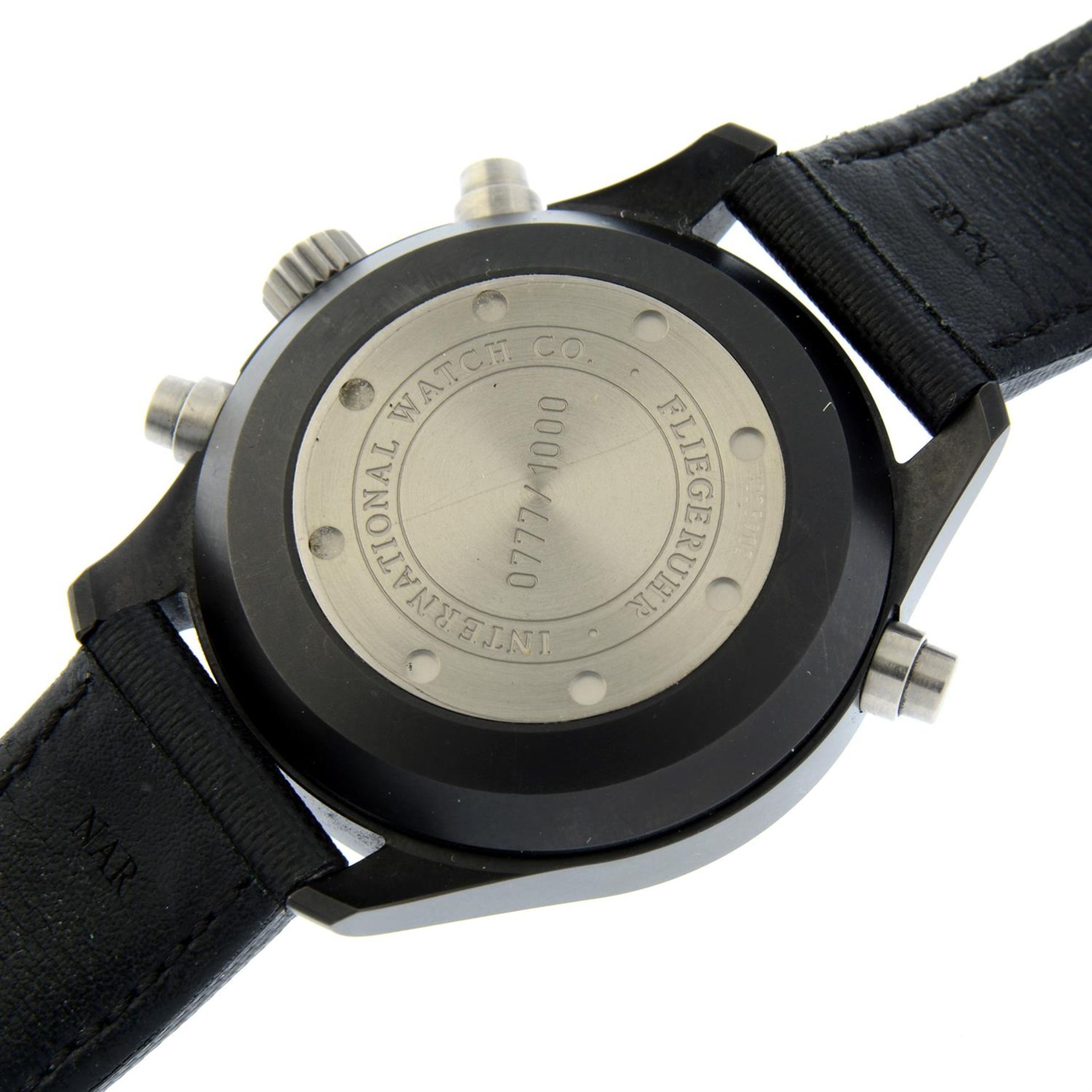 IWC - a ceramic Big Pilot Double Chronograph wrist watch, 44mm. - Image 5 of 6