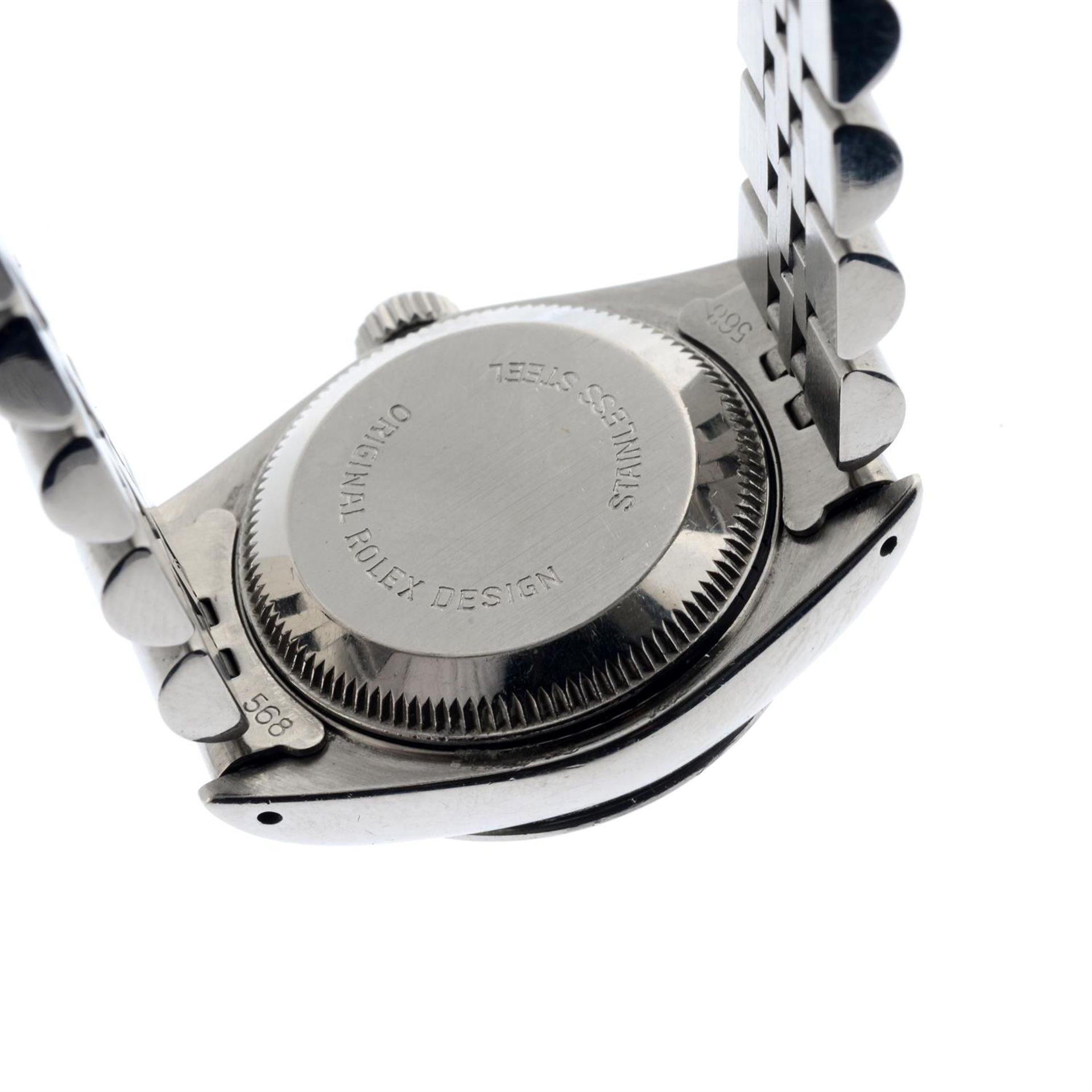 ROLEX - a stainless steel Oyster Perpetual Datejust bracelet watch, 26mm. - Image 2 of 5