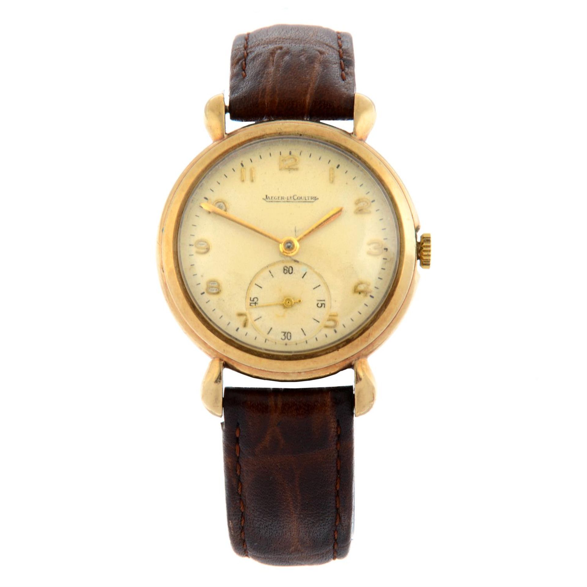 JAEGER-LECOULTRE - a 9ct yellow gold wrist watch, 32mm.