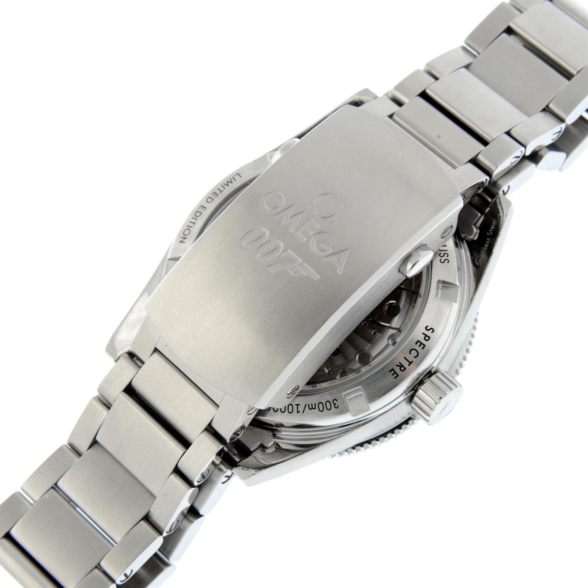 OMEGA - a limited edition stainless steel 'Spectre' Seamaster 300 bracelet watch, 41mm - Image 2 of 6