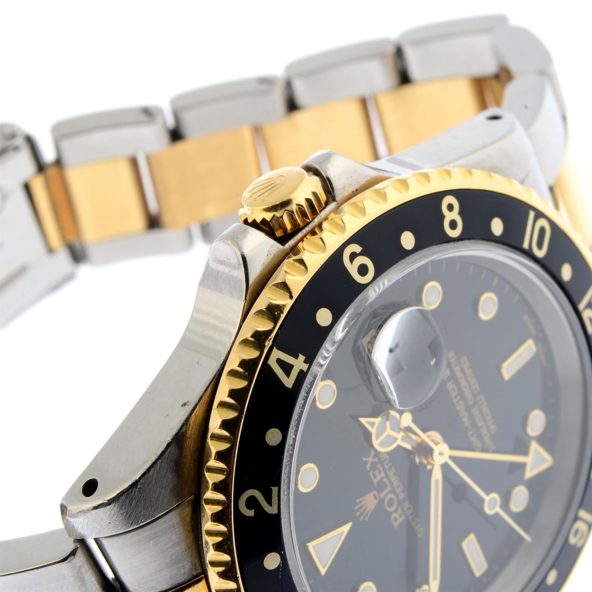 ROLEX - a bi-metal Oyster Perpetual GMT-Master II bracelet watch, 40mm. - Image 4 of 6