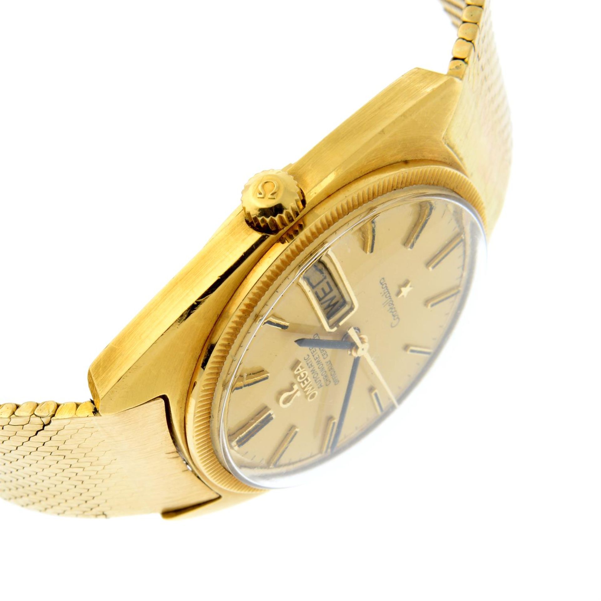 OMEGA - a yellow metal Constellation bracelet watch, 34mm. - Image 3 of 6