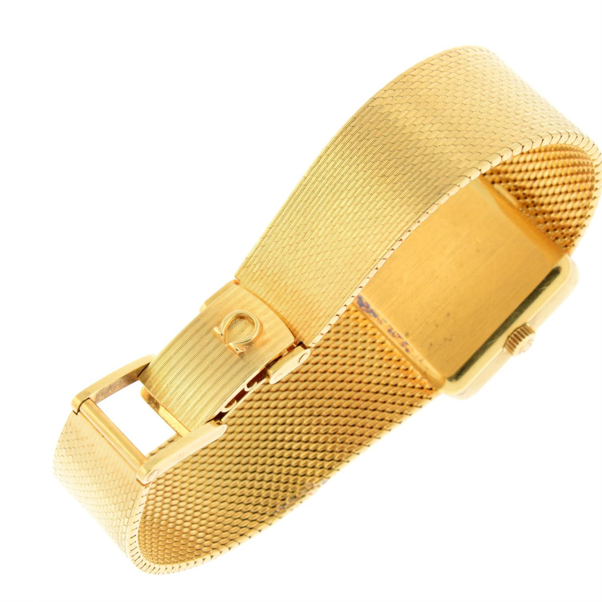 OMEGA - a yellow metal De Ville bracelet watch, 25x22mm. - Image 2 of 5