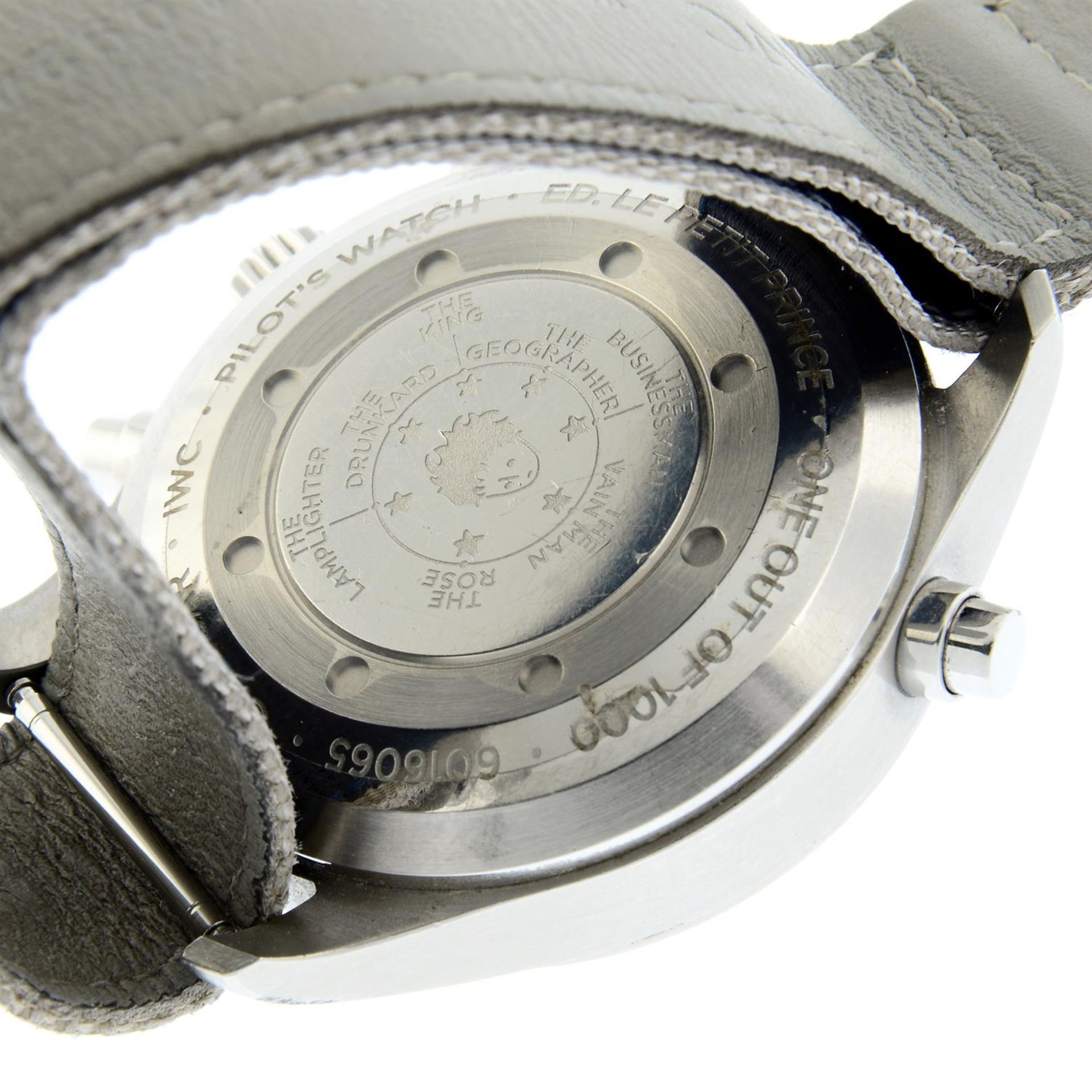 IWC - a stainless steel Le Petit Prince chronograph wrist watch, 44mm. - Image 5 of 6