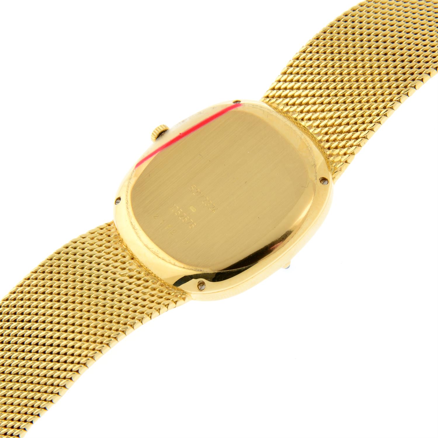 CHOPARD - a yellow metal diamond set bracelet watch, 30mm. - Image 4 of 5