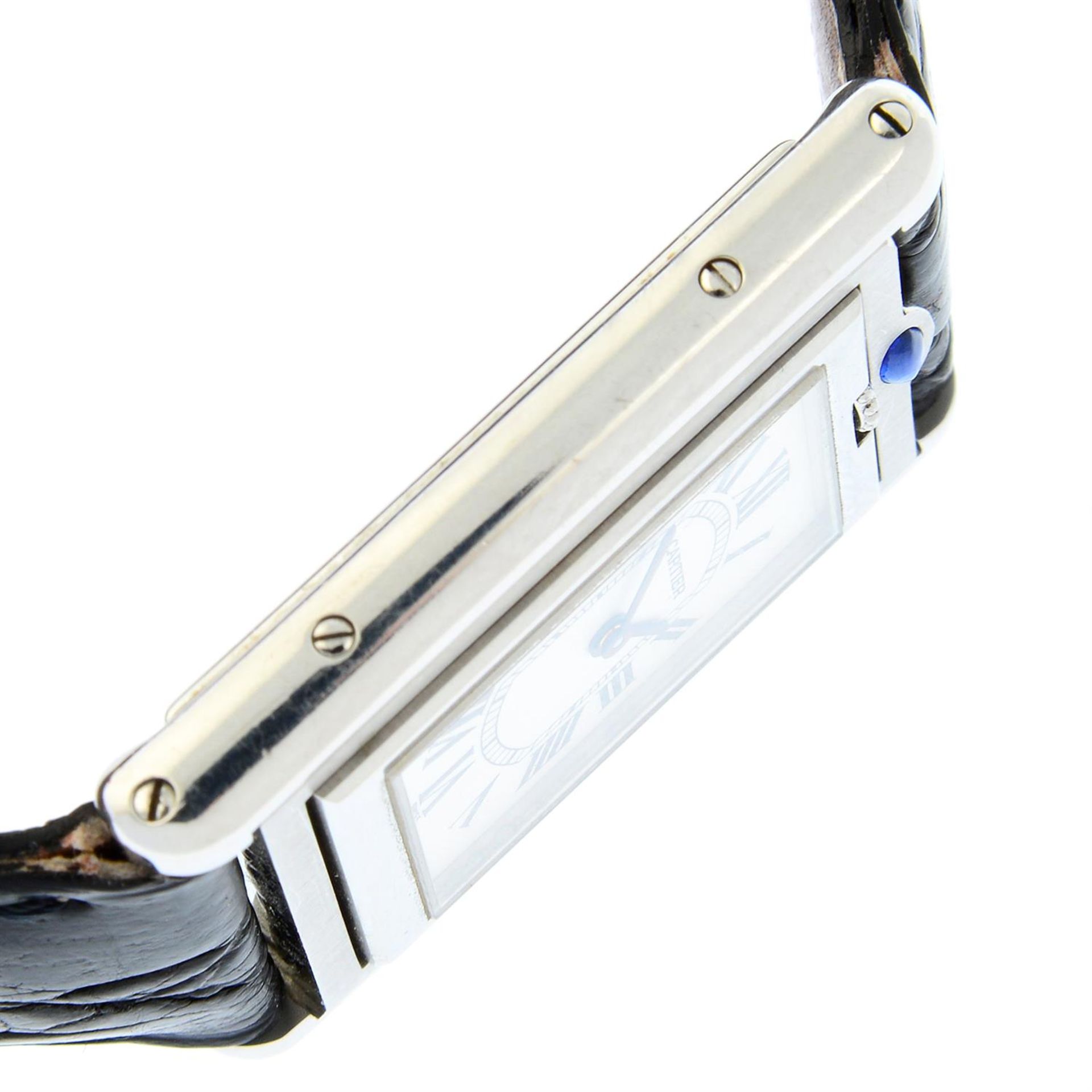 CARTIER - a stainless steel Basculante wrist watch, 23x28mm. - Image 3 of 7