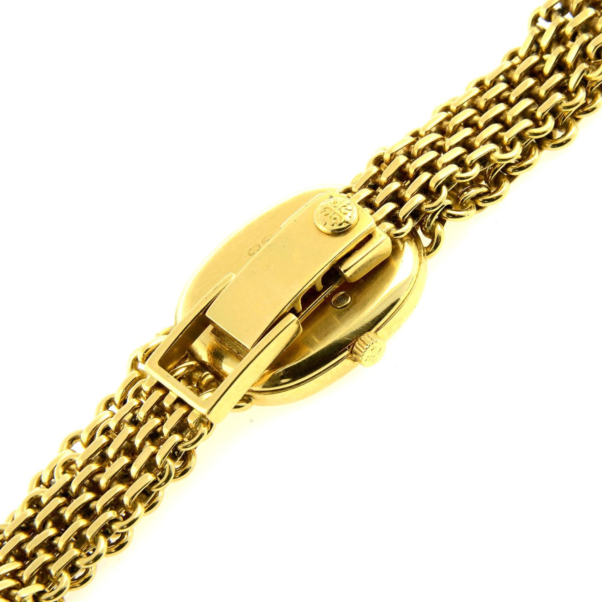 PATEK PHILIPPE - an 18ct yellow gold Ellipse bracelet watch, 20x24mm. - Image 3 of 5
