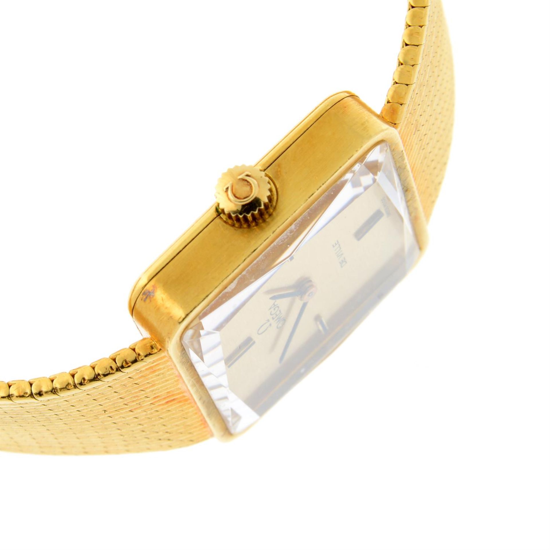 OMEGA - a yellow metal De Ville bracelet watch, 25x22mm. - Image 3 of 5