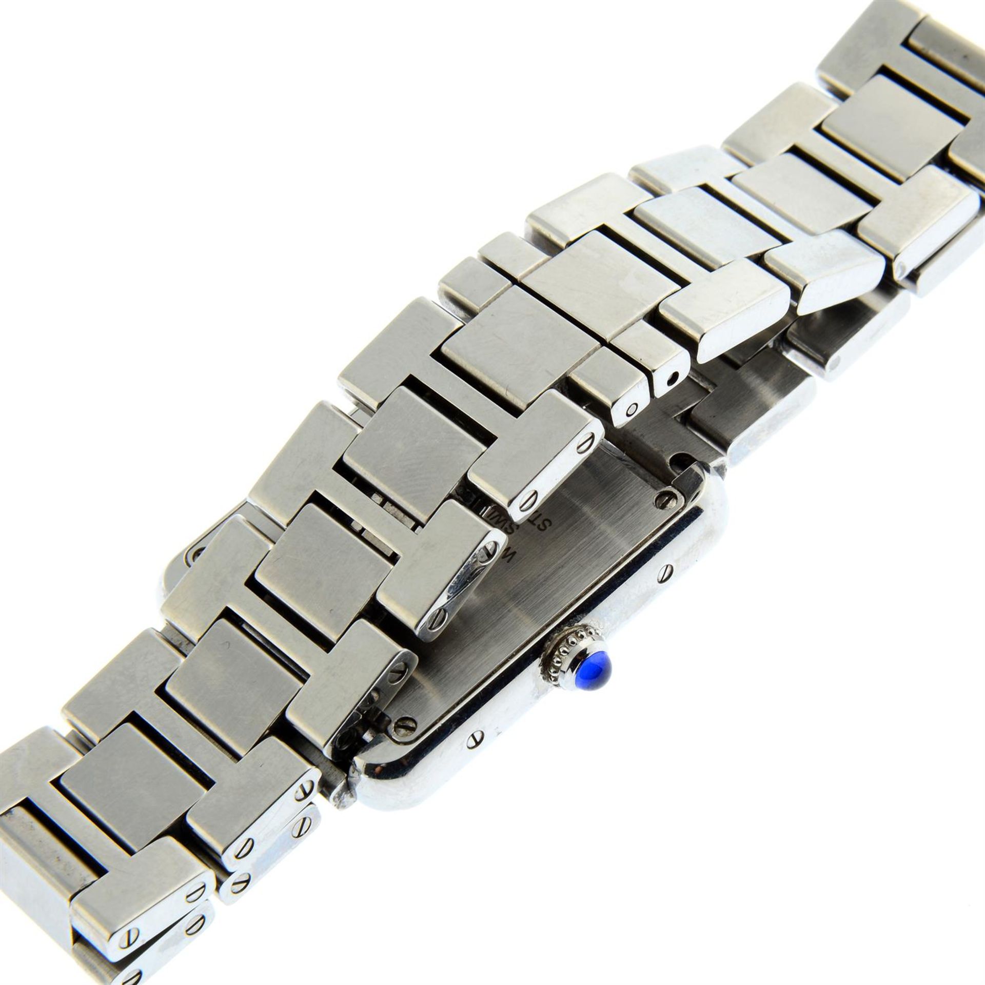 CARTIER - a stainless steel Tank Solo bracelet watch, 24mm. - Image 3 of 5