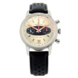 BREITLING - a stainless steel Datora chronograph wrist watch, 38mm.