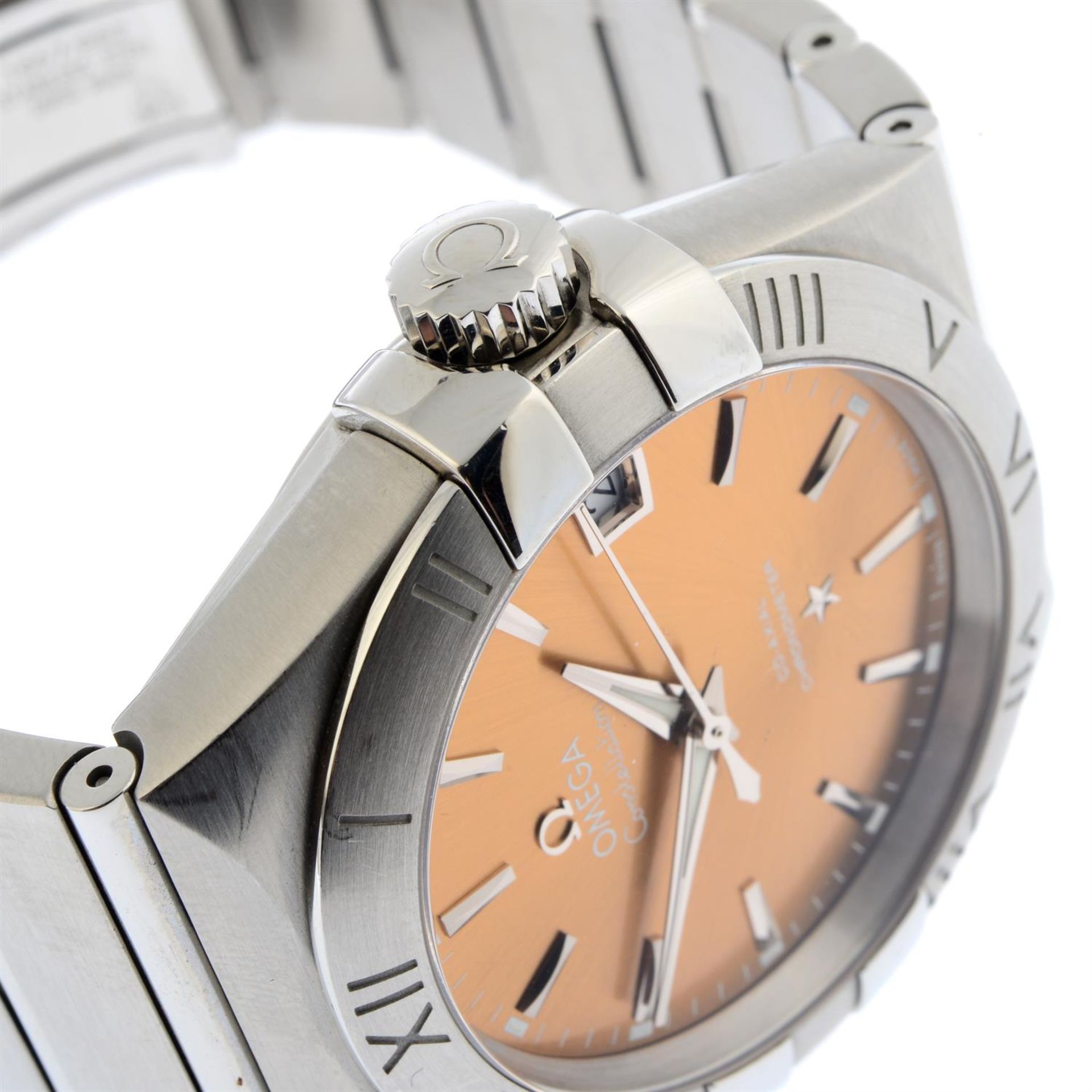 OMEGA - a stainless steel Constellation bracelet watch, 38mm. - Image 4 of 6