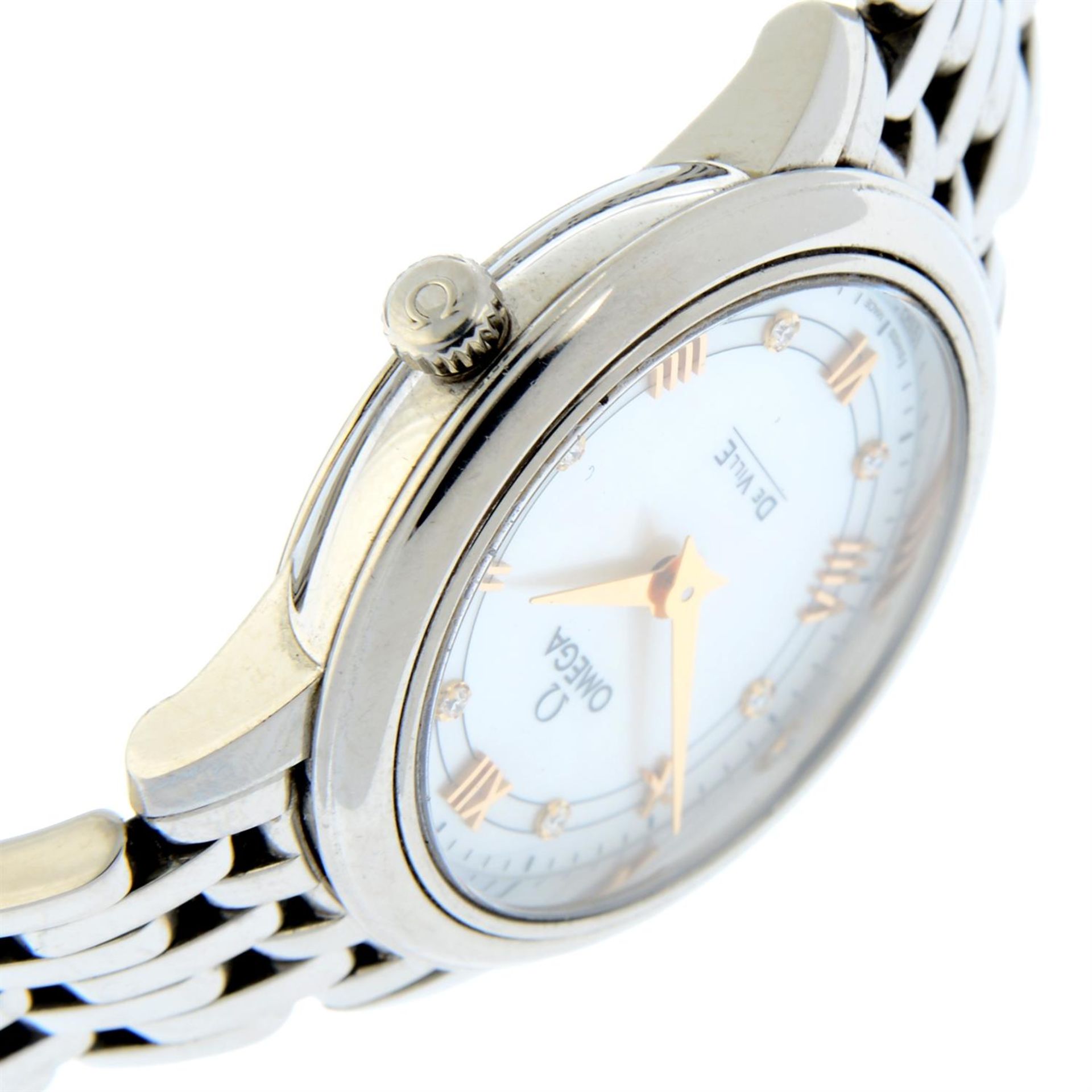 OMEGA - a stainless steel De Ville bracelet watch, 27mm. - Image 3 of 5