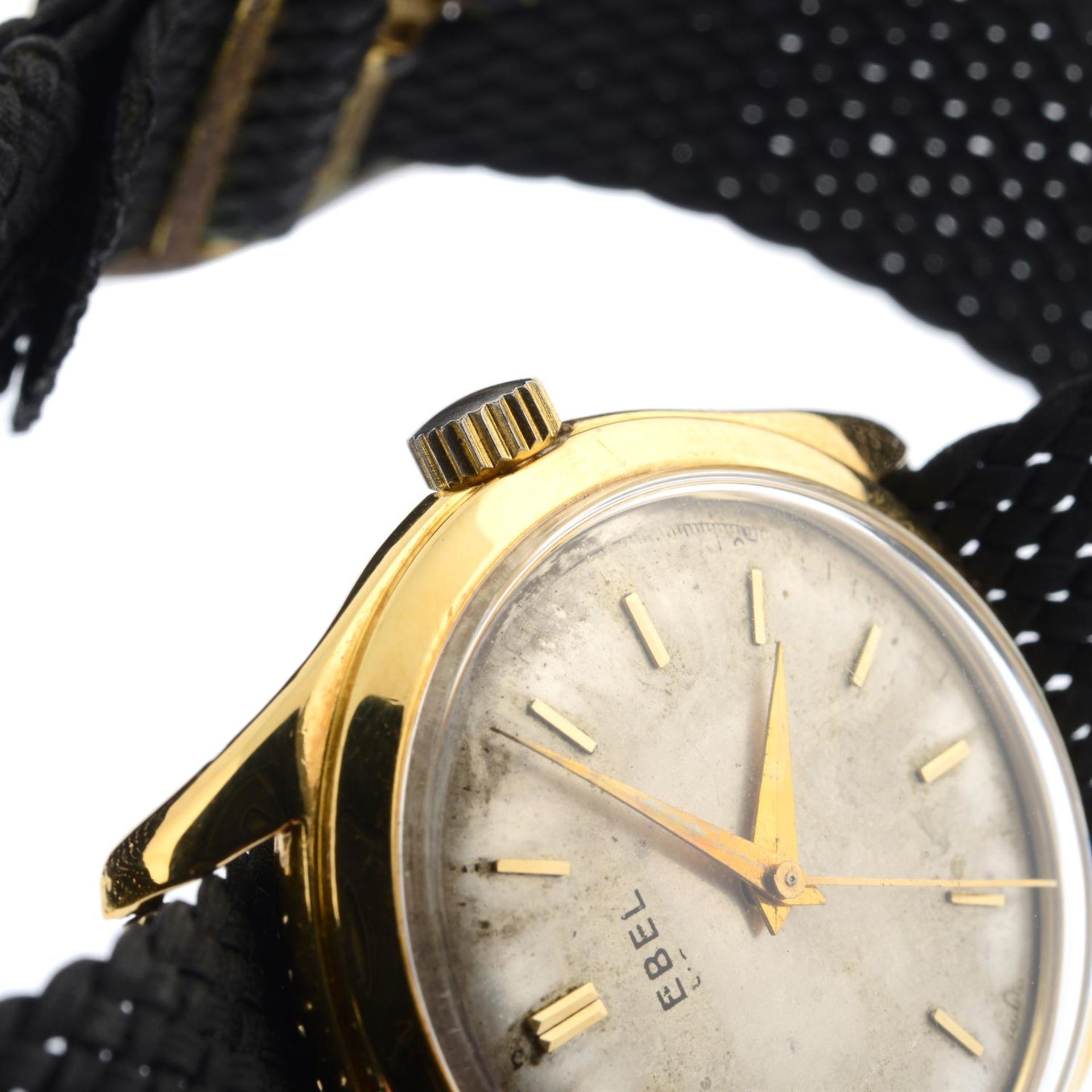 EBEL - a yellow metal wrist watch, 33mm. - Image 4 of 6