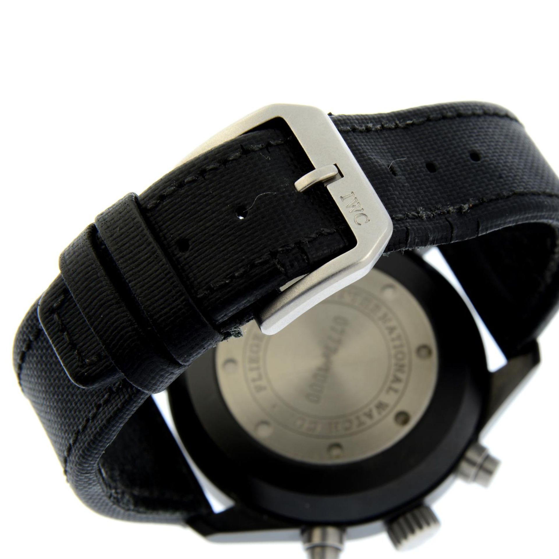 IWC - a ceramic Big Pilot Double Chronograph wrist watch, 44mm. - Image 2 of 6