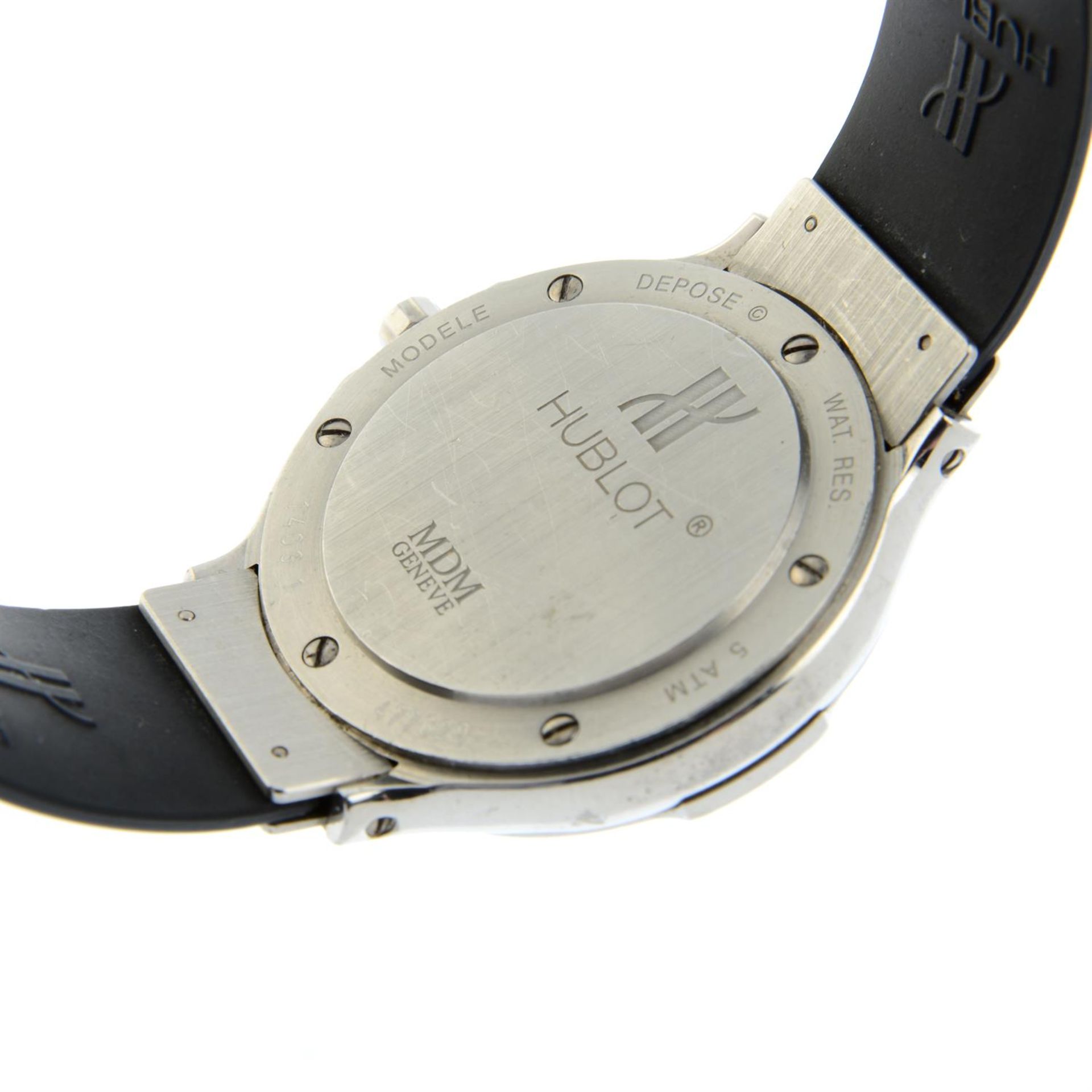 HUBLOT - a stainless steel MDM wrist watch, 32mm. - Image 4 of 5