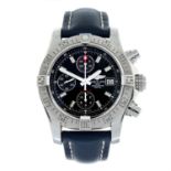 BREITLING - a stainless steel Avenger II chronograph wrist watch, 43mm.