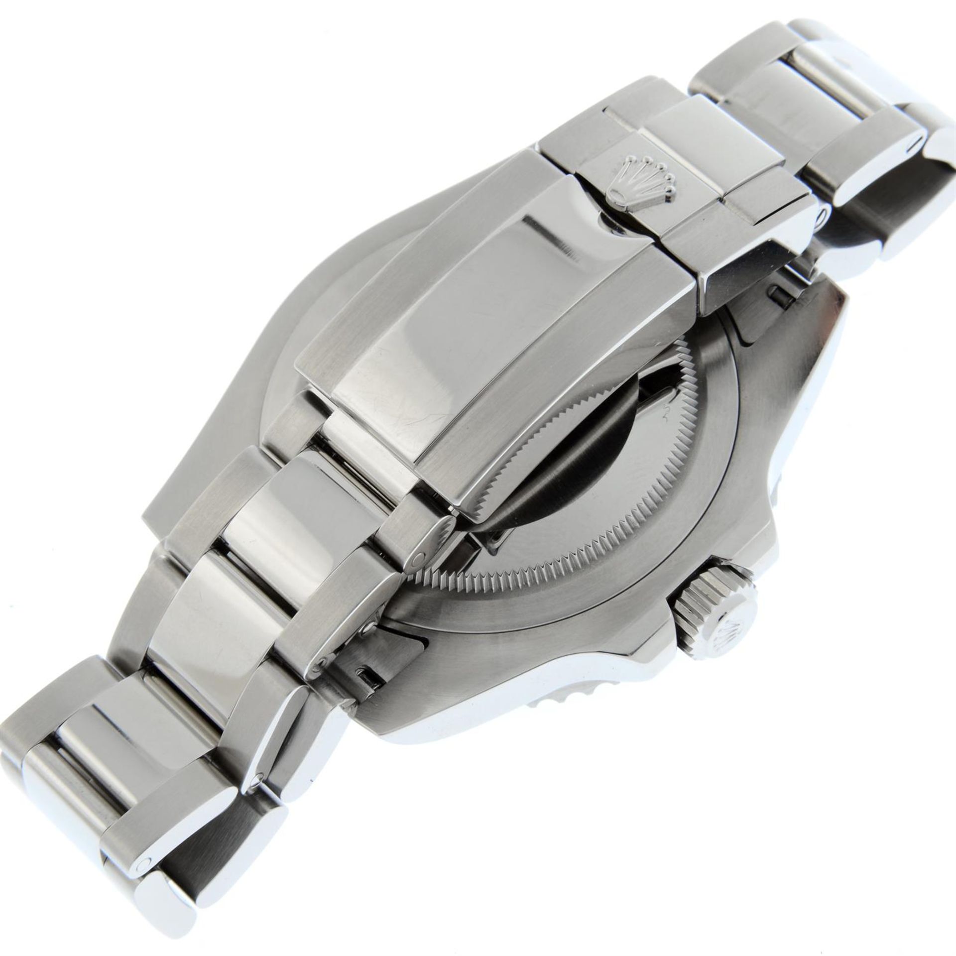 ROLEX - a stainless steel Oyster Perpetual GMT-Master II "Batman" bracelet watch, 40mm. - Image 2 of 8