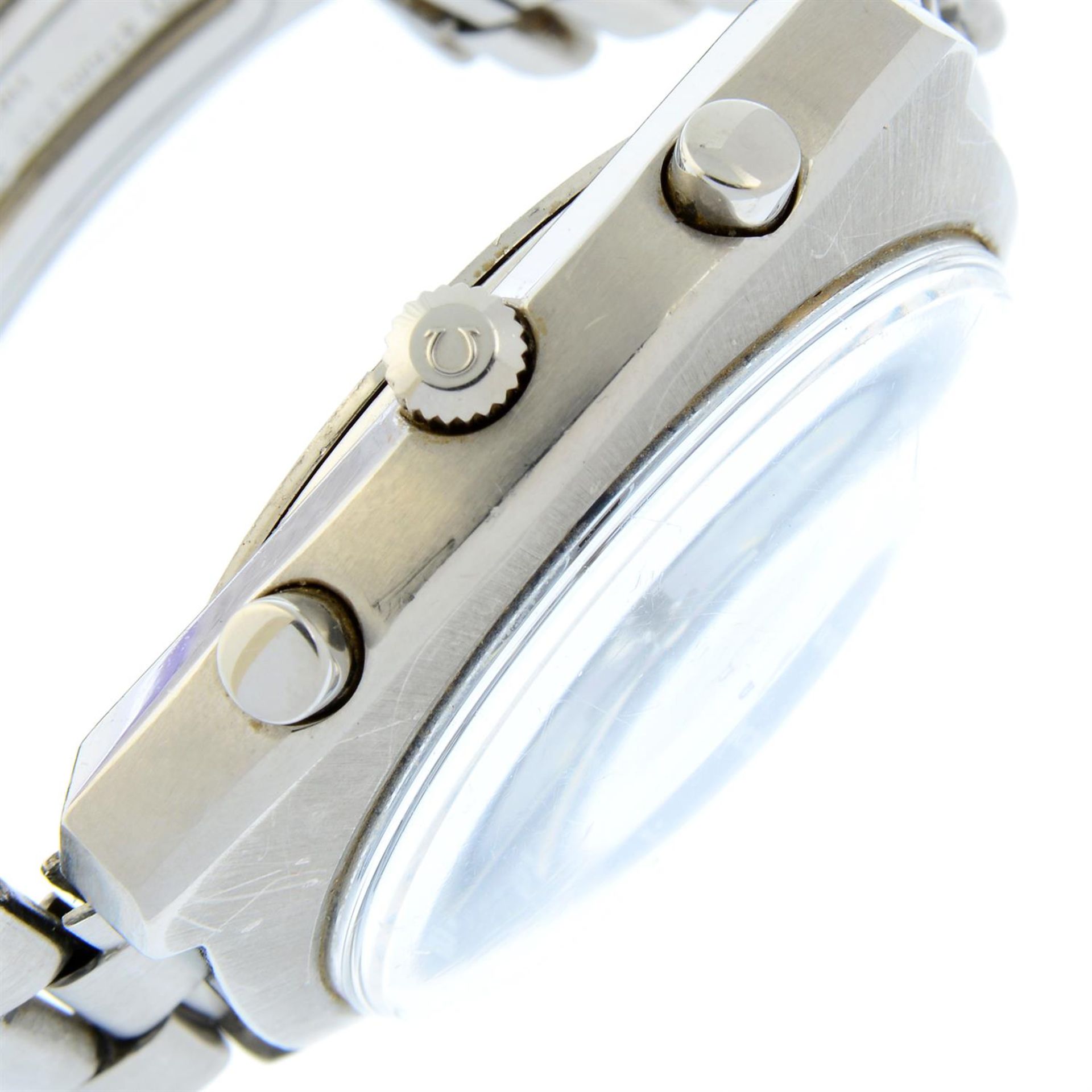 OMEGA - a stainless steel Speedsonic chronograph bracelet watch, 43mm. - Image 3 of 7