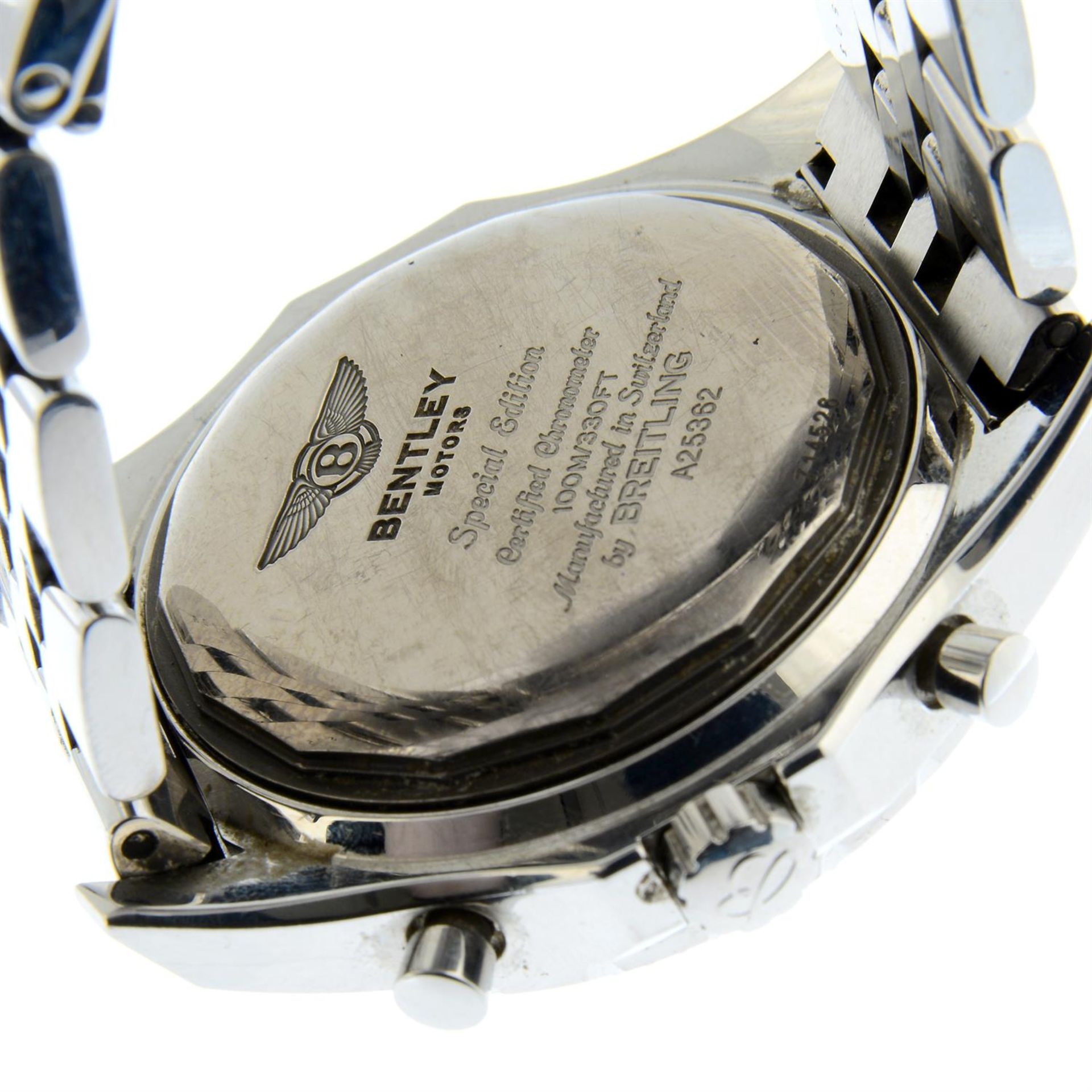 BREITLING - a stainless steel Breitling for Bentley chronograph bracelet watch, 49mm. - Image 2 of 5