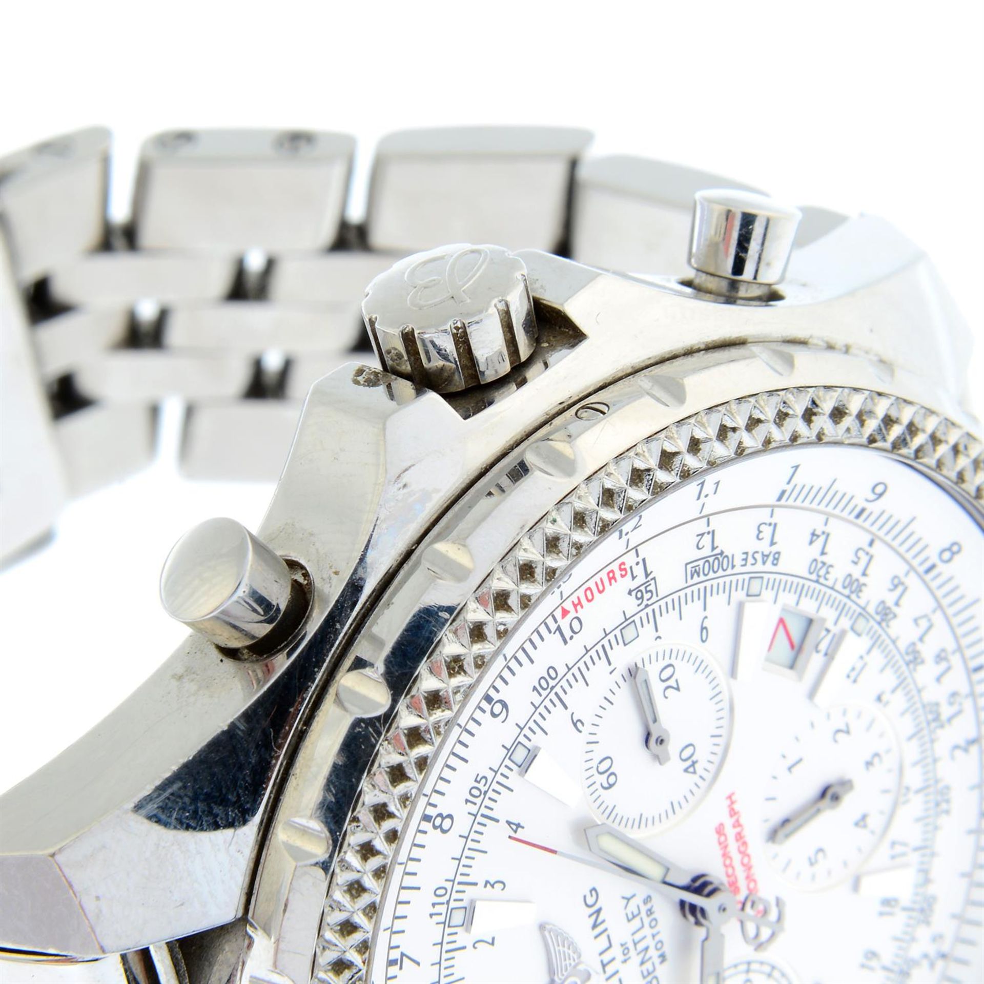 BREITLING - a stainless steel Breitling for Bentley chronograph bracelet watch, 49mm. - Image 4 of 5