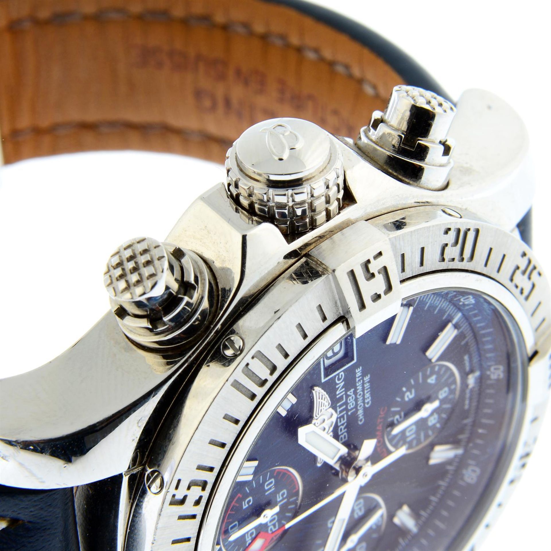 BREITLING - a stainless steel Avenger II chronograph wrist watch, 43mm. - Image 4 of 5