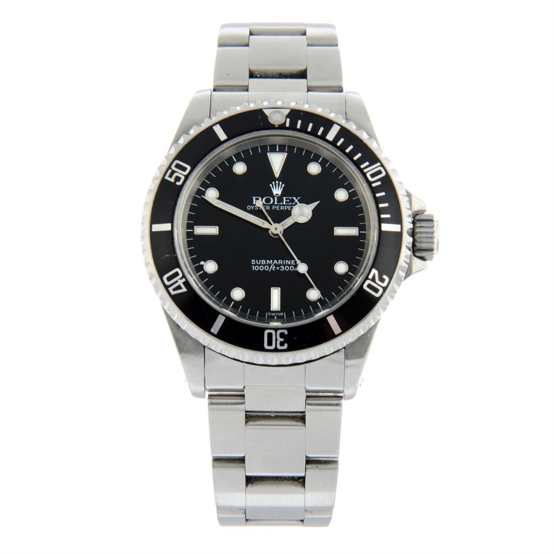 ROLEX - a stainless steel Oyster Perpetual Submariner bracelet watch, 39mm.