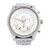 BREITLING - a stainless steel Breitling for Bentley chronograph bracelet watch, 49mm.