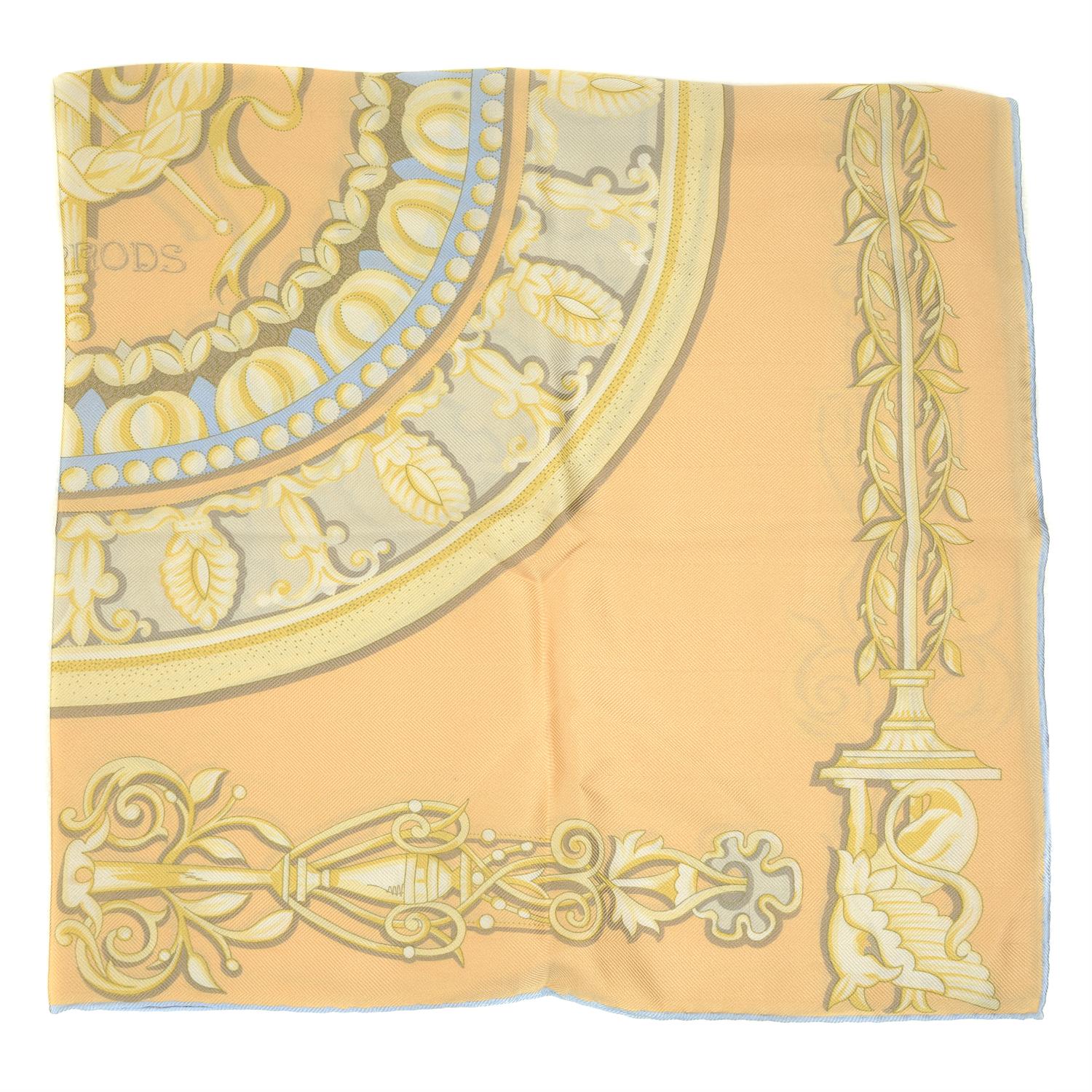 HARRODS - four silk scarfs. - Image 4 of 5