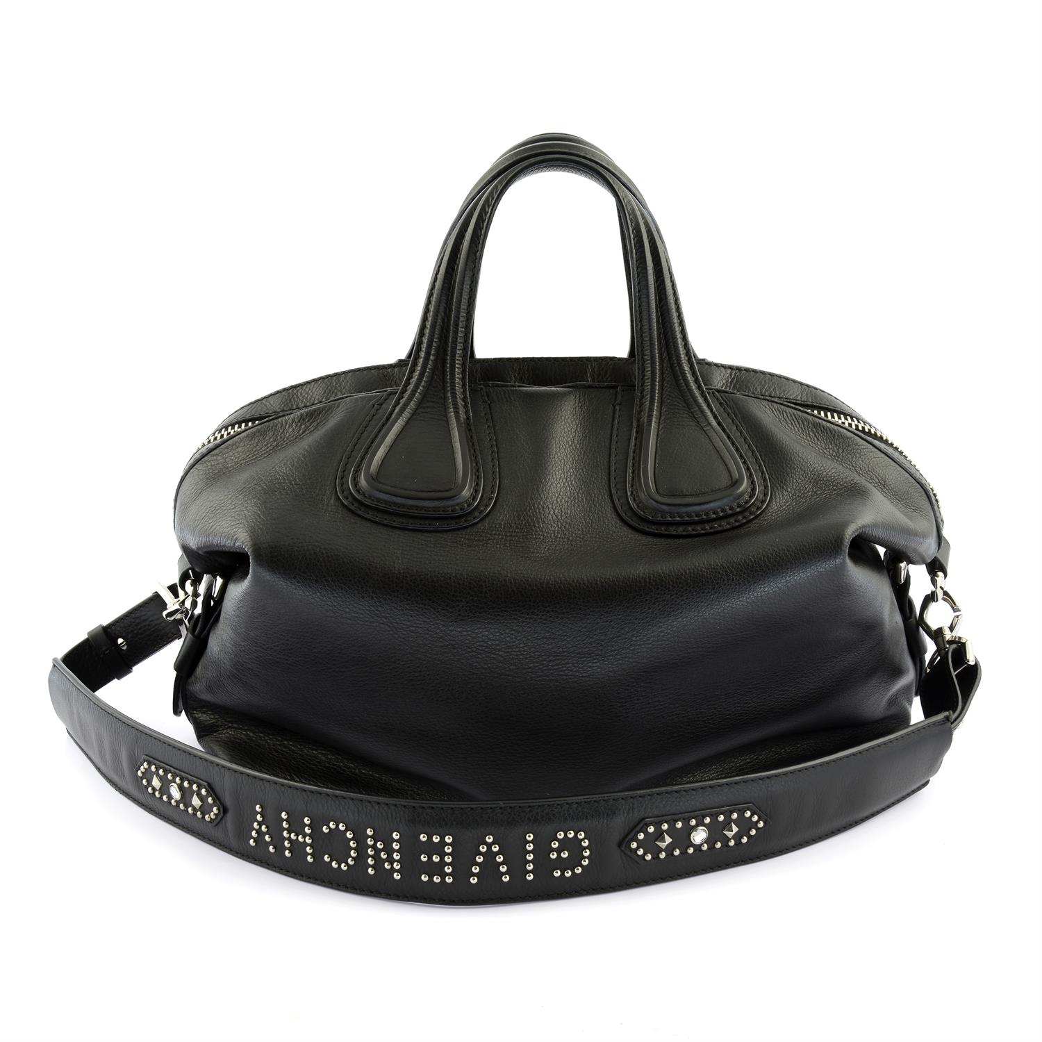 GIVENCHY - a black leather Nightingale handbag. - Image 2 of 5