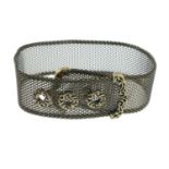 CHRISTIAN DIOR - a mesh choker, by John Galliano for Dior.