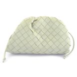 BOTTEGA VENETA - an off-white leather The Pouch.