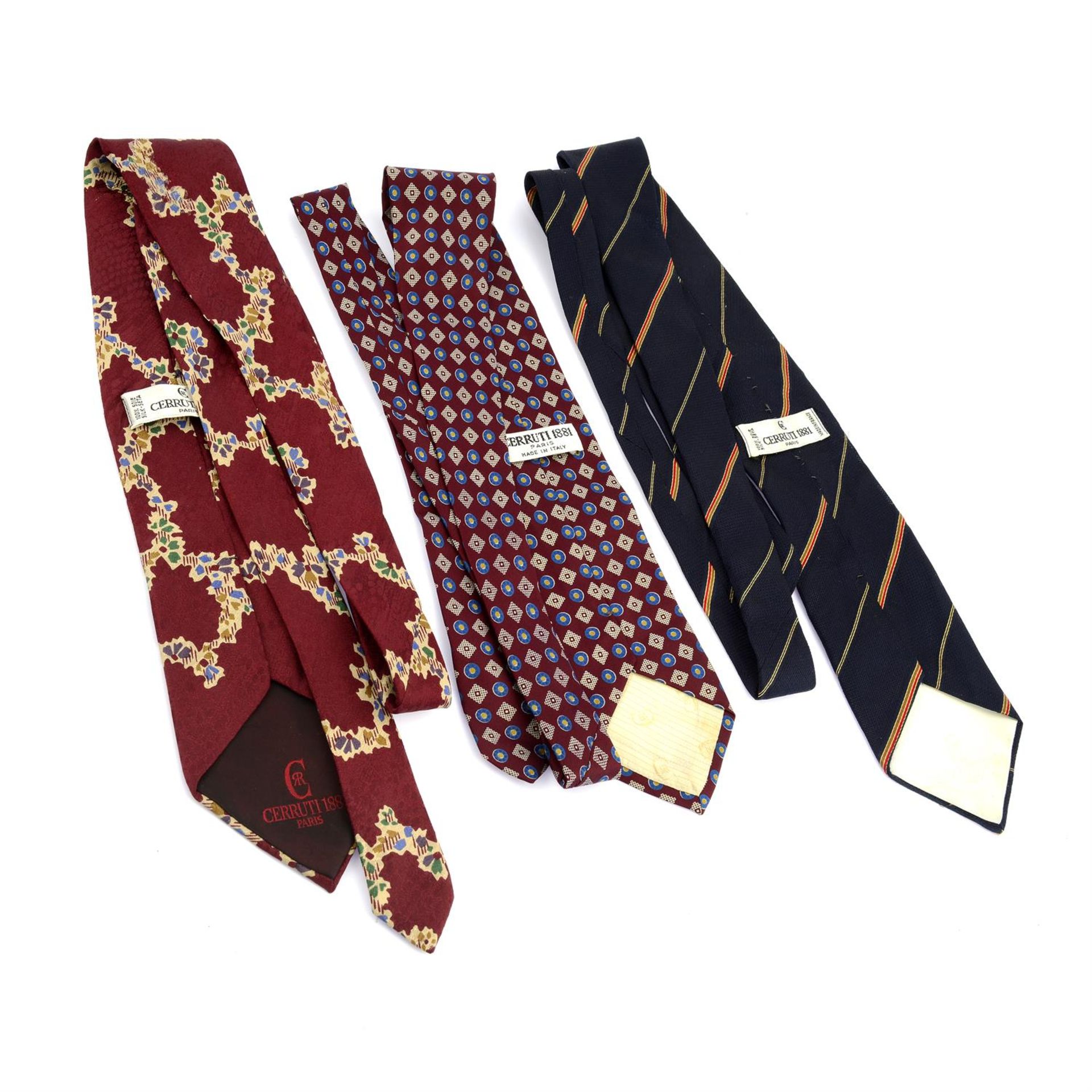 CERRUTI - three silk ties. - Image 2 of 2