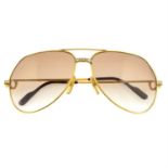 CARTIER - a pair of Vendome Santos sunglasses.