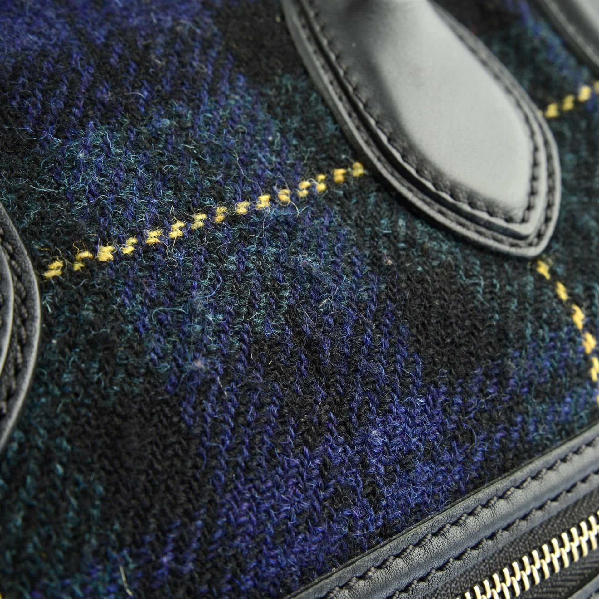 CÉLINE - a Midnight Tweed Tartan Luggage Tote. - Image 5 of 6