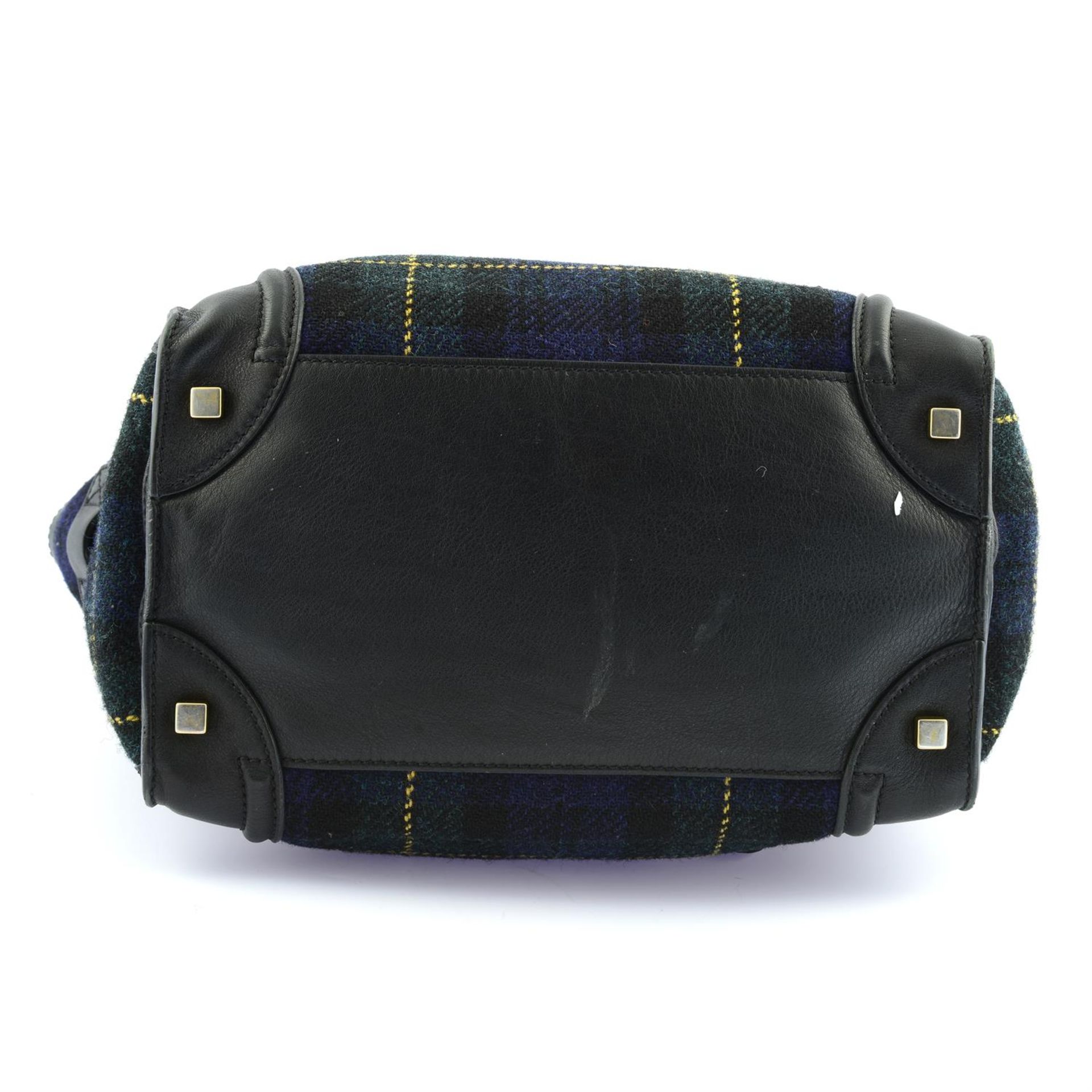 CÉLINE - a Midnight Tweed Tartan Luggage Tote. - Image 4 of 6