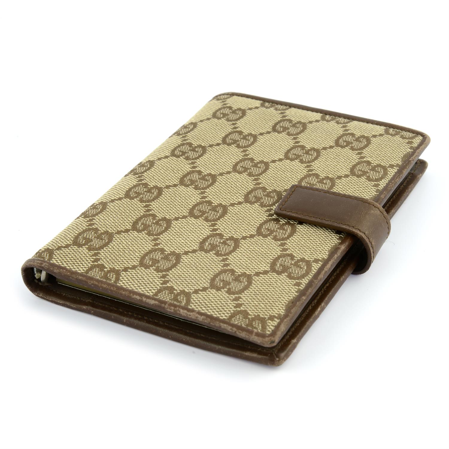 GUCCI - a Guccissima address book and note pad. - Image 3 of 4